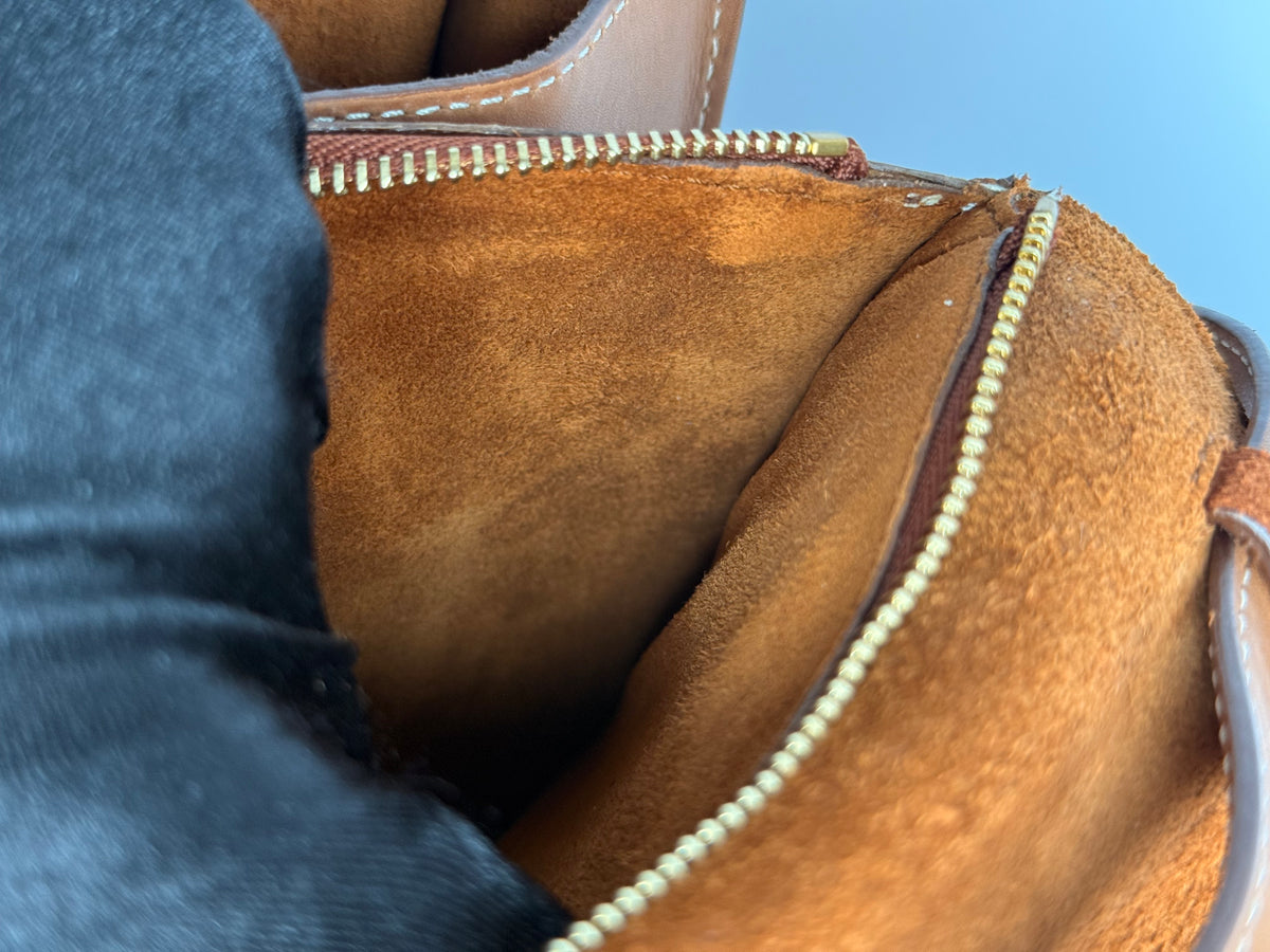 Celine Tan Leather Medium Classic Box Shoulder Bag