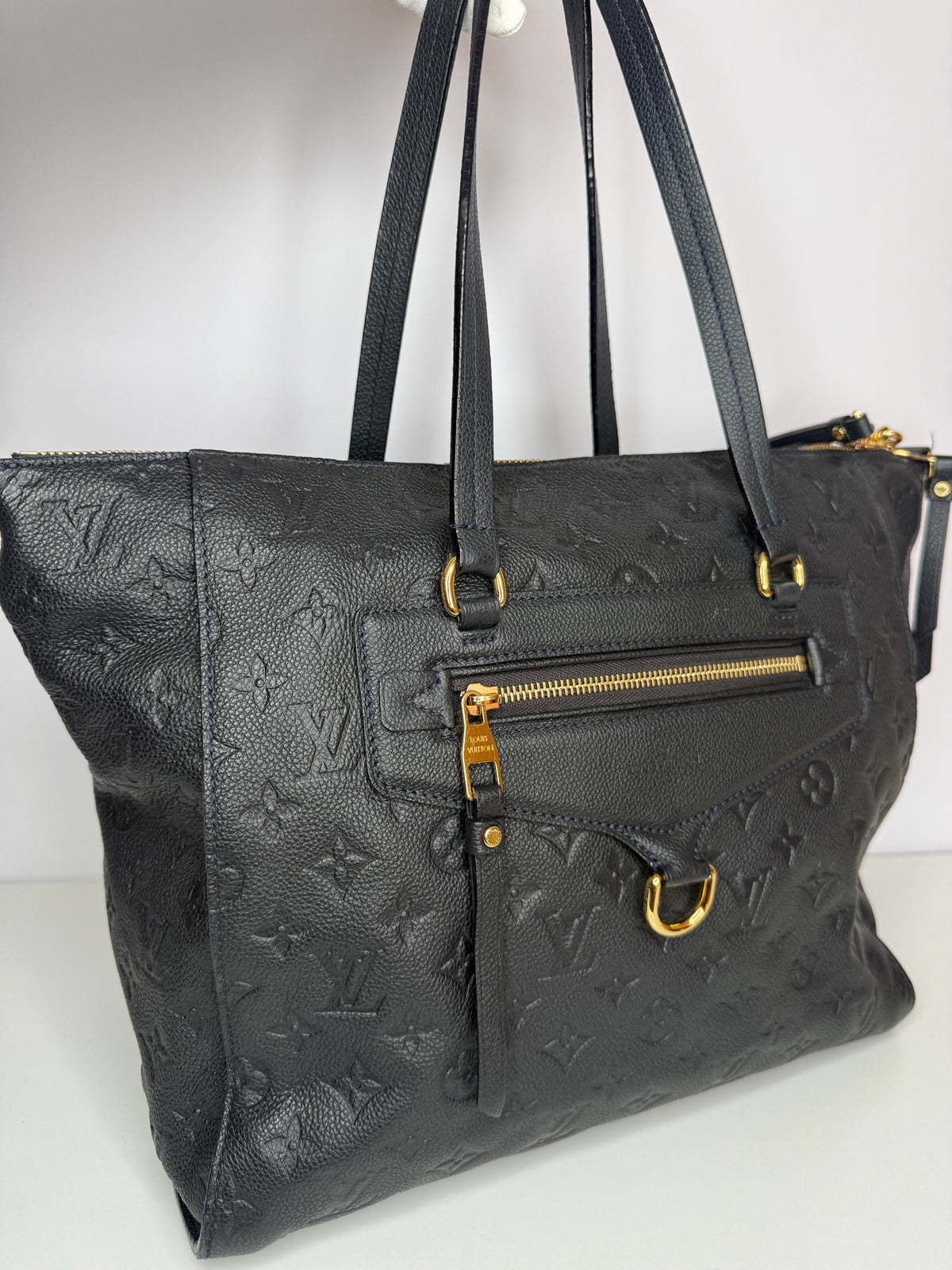 Louis Vuitton Lumineuse PM Blue infini Empreinte Tote