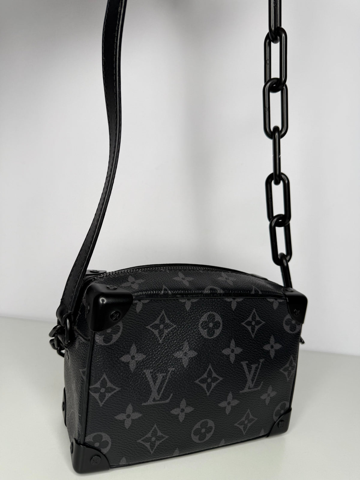 Louis Vuitton Mini Soft Trunk Monogram Eclipse Canvas