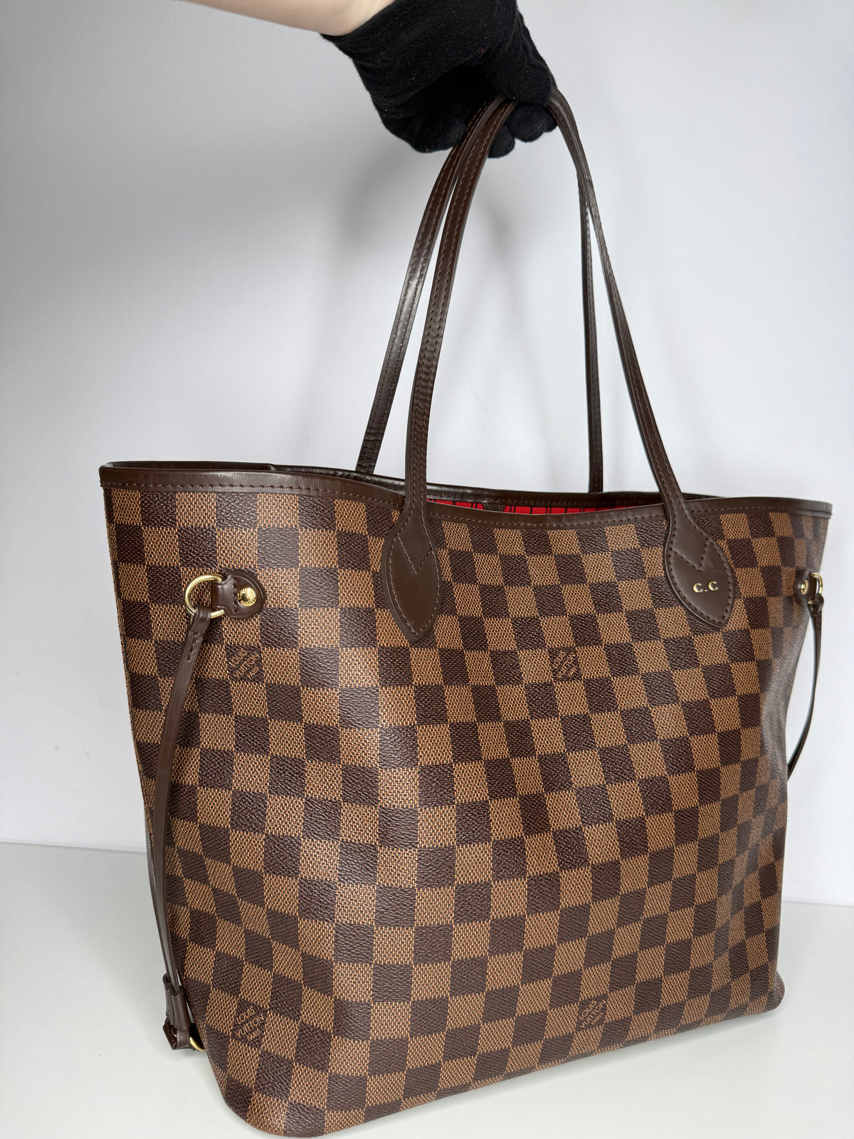 Louis Vuitton Neverfull MM Damier Ebene Canvas
