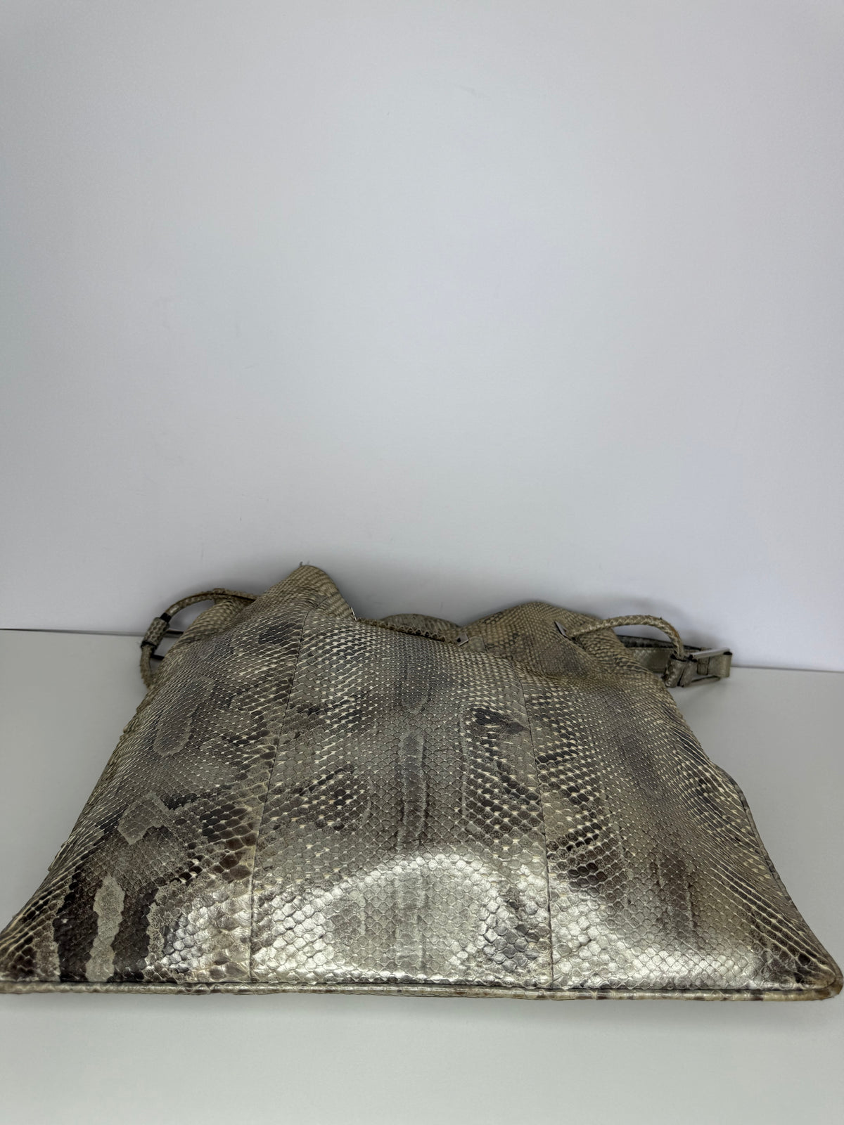 Gucci Vintage Python Leather Shoulder Bag