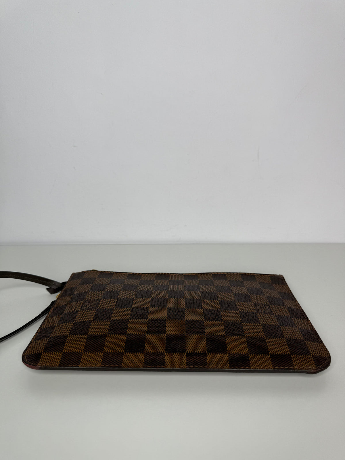 Louis Vuitton Neverfull Pochette Damier Ebene Canvas