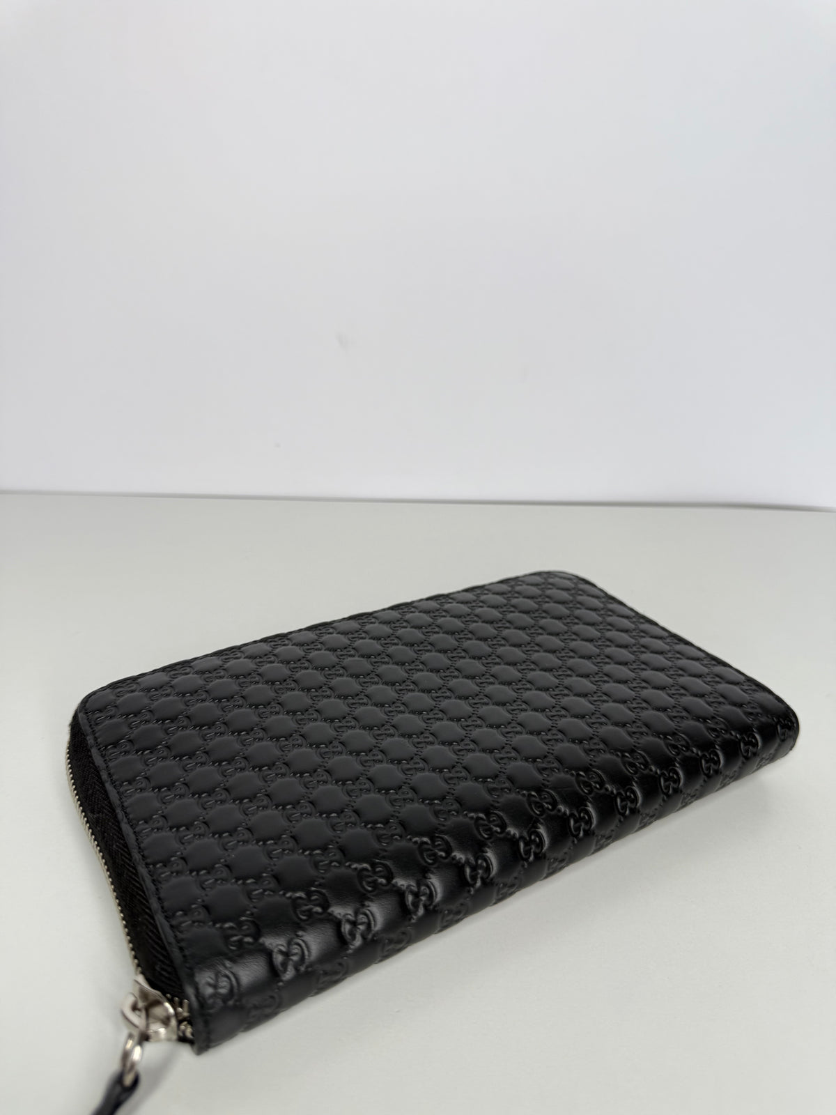 Gucci Black Microguccissima Leather Long Zippy Organizer Wallet