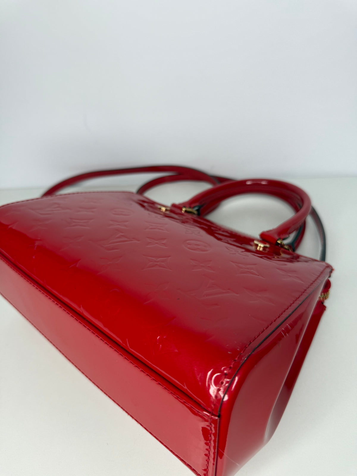 Louis Vuitton Brea PM Red Vernis Handbag