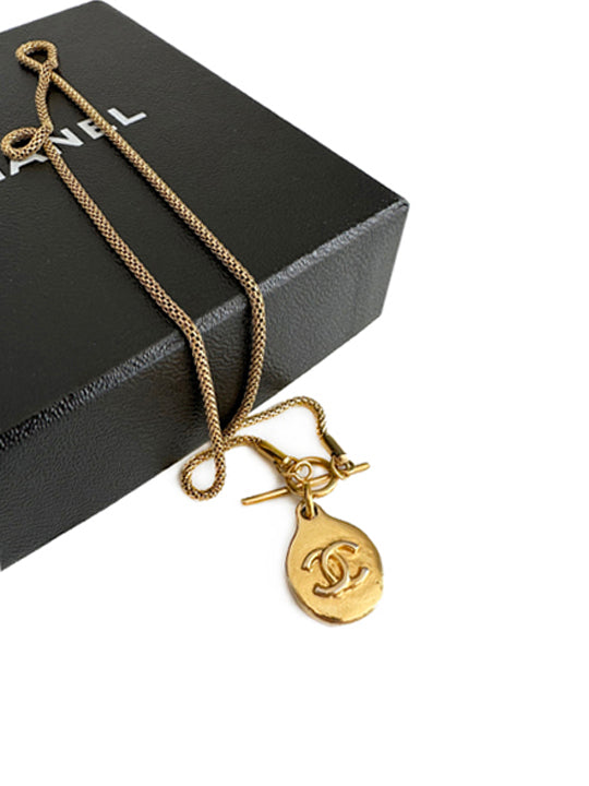 Chanel CC Logo Necklace