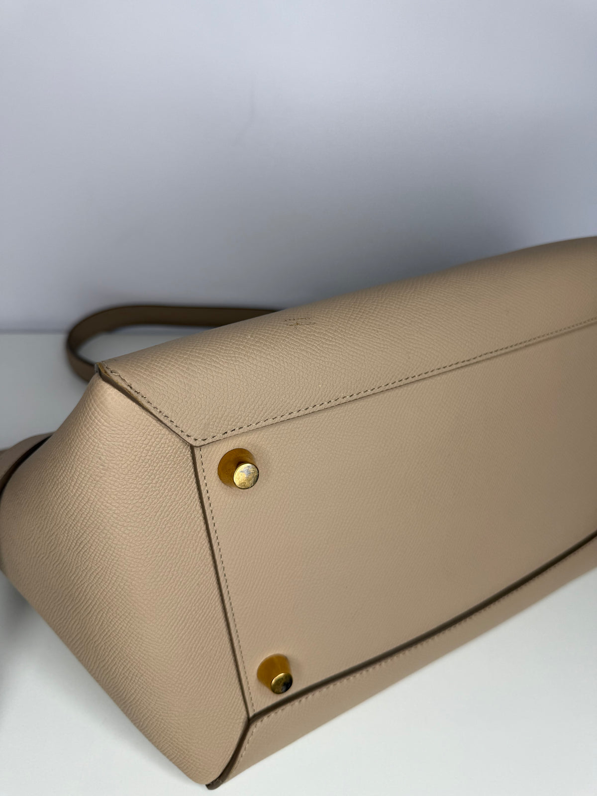 Celine Mini Belt Bag Light Taupe Grained Calfskin Leather