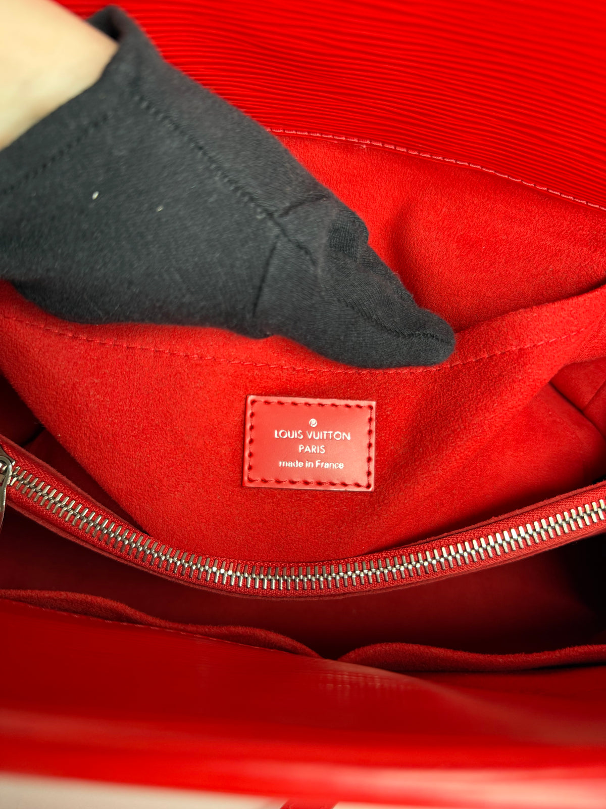 Louis Vuitton Coquelicot Epi Leather Marly MM Bag