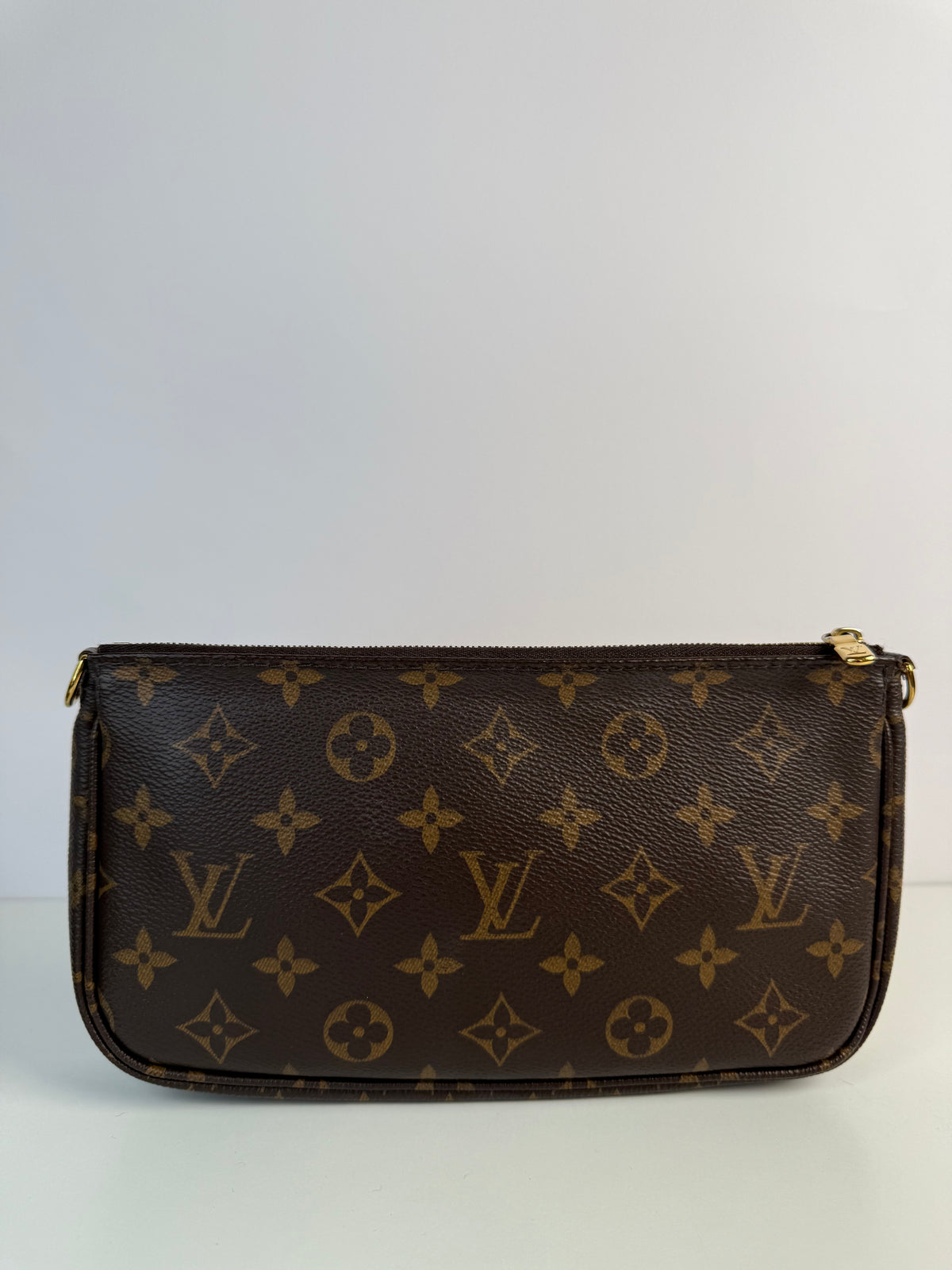 Louis Vuitton Multi Pochette Accessoires Khaki Strap Monogram Canvas