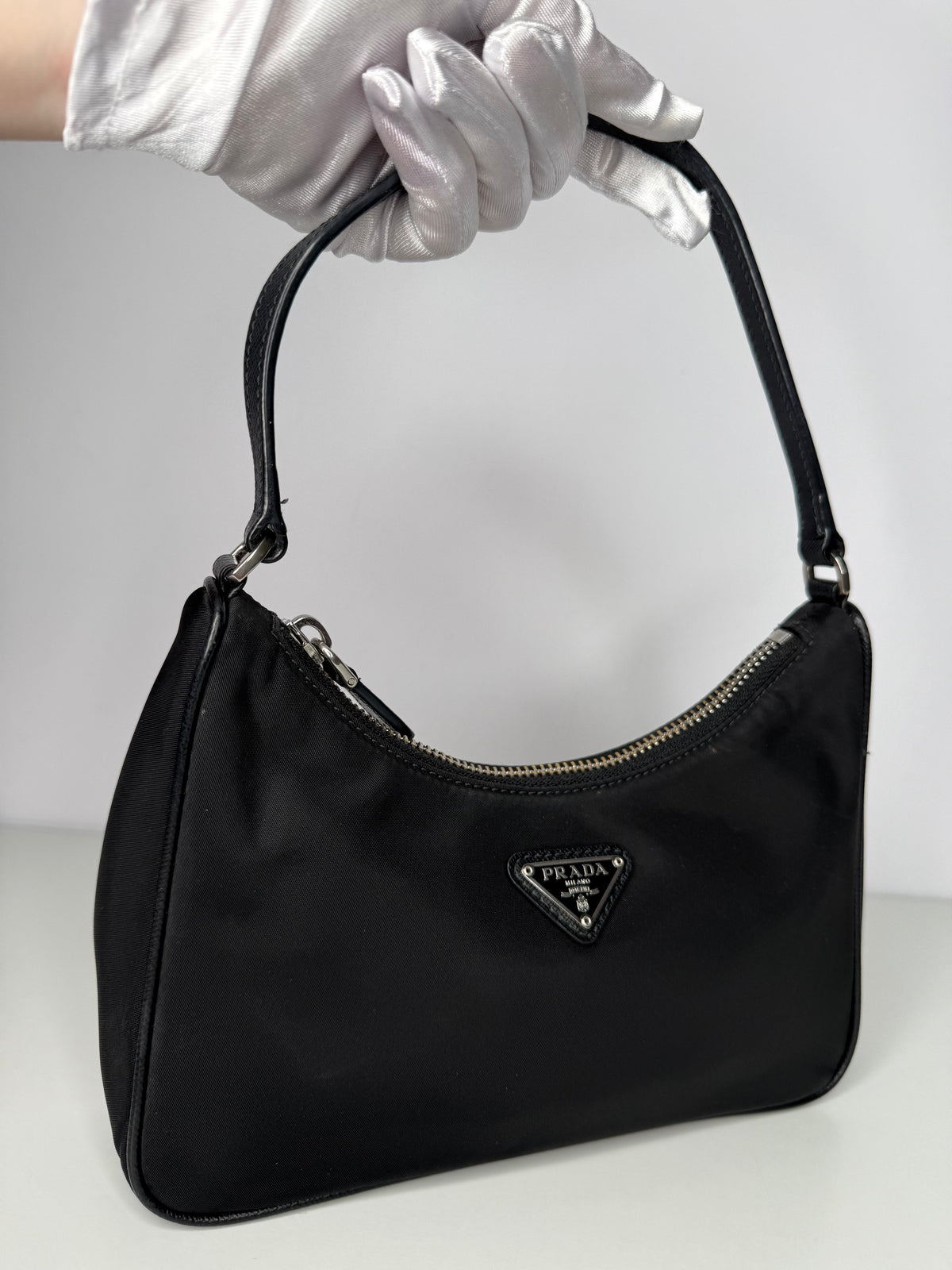 Prada Re-Edition 2005 Re-Nylon Black Pochette