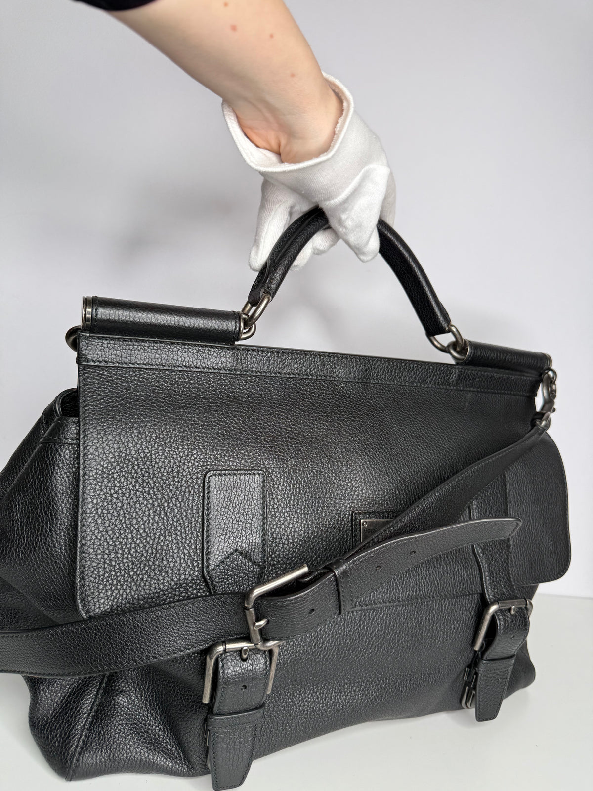 Dolce Gabbana Dauphine Miss Sicily Weekender Black