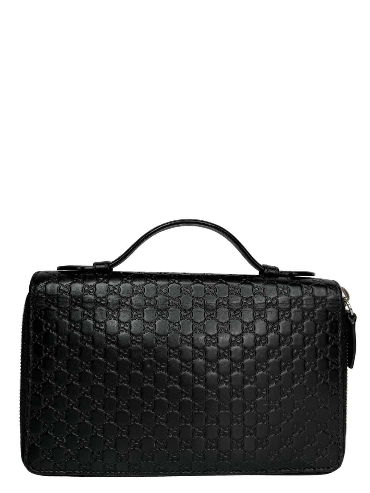 Gucci Men’s Black Microguccissima Long Zippy Organizer Wallet
