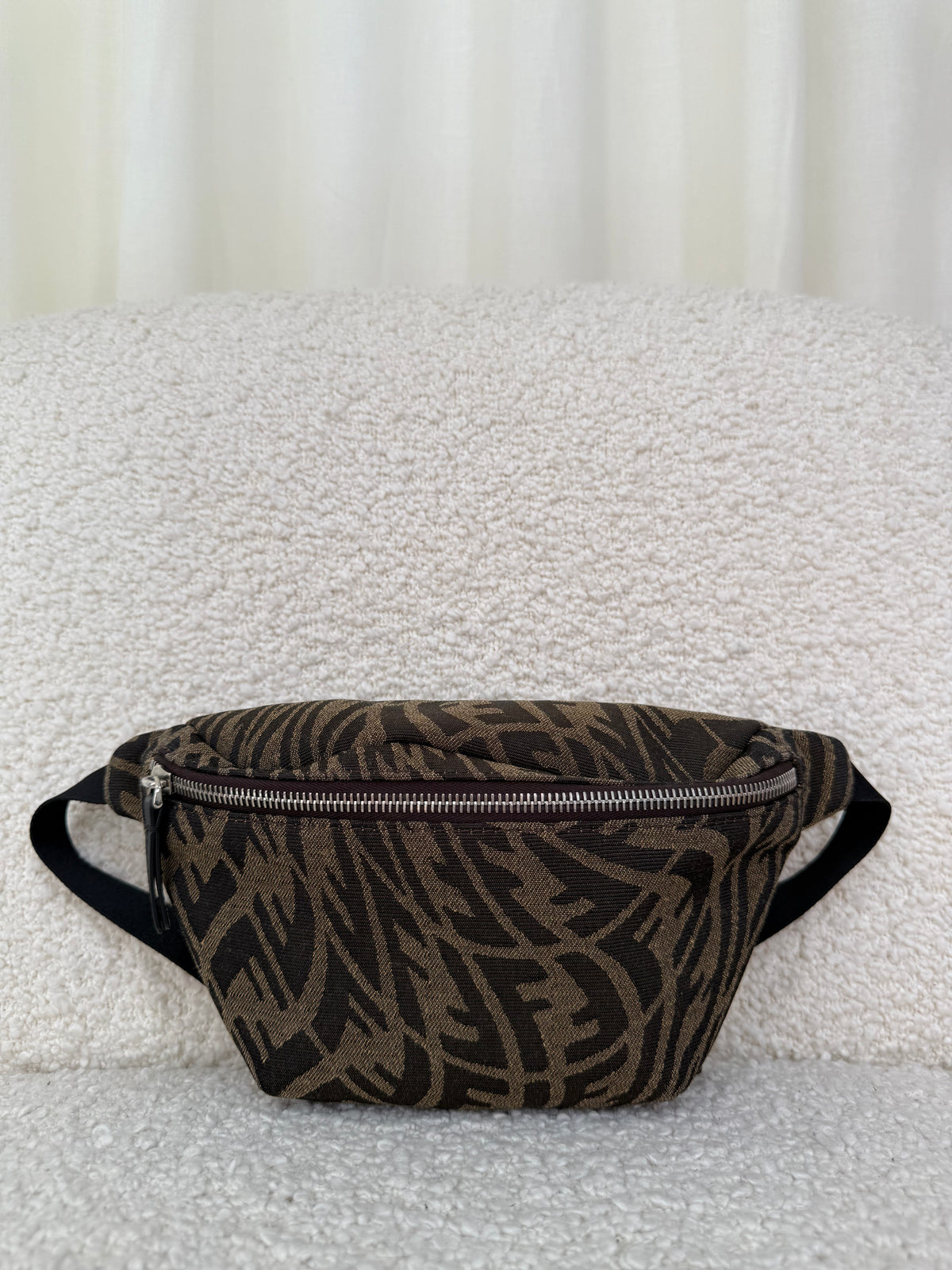 Fendi FF Vertigo Belt Bag Brown