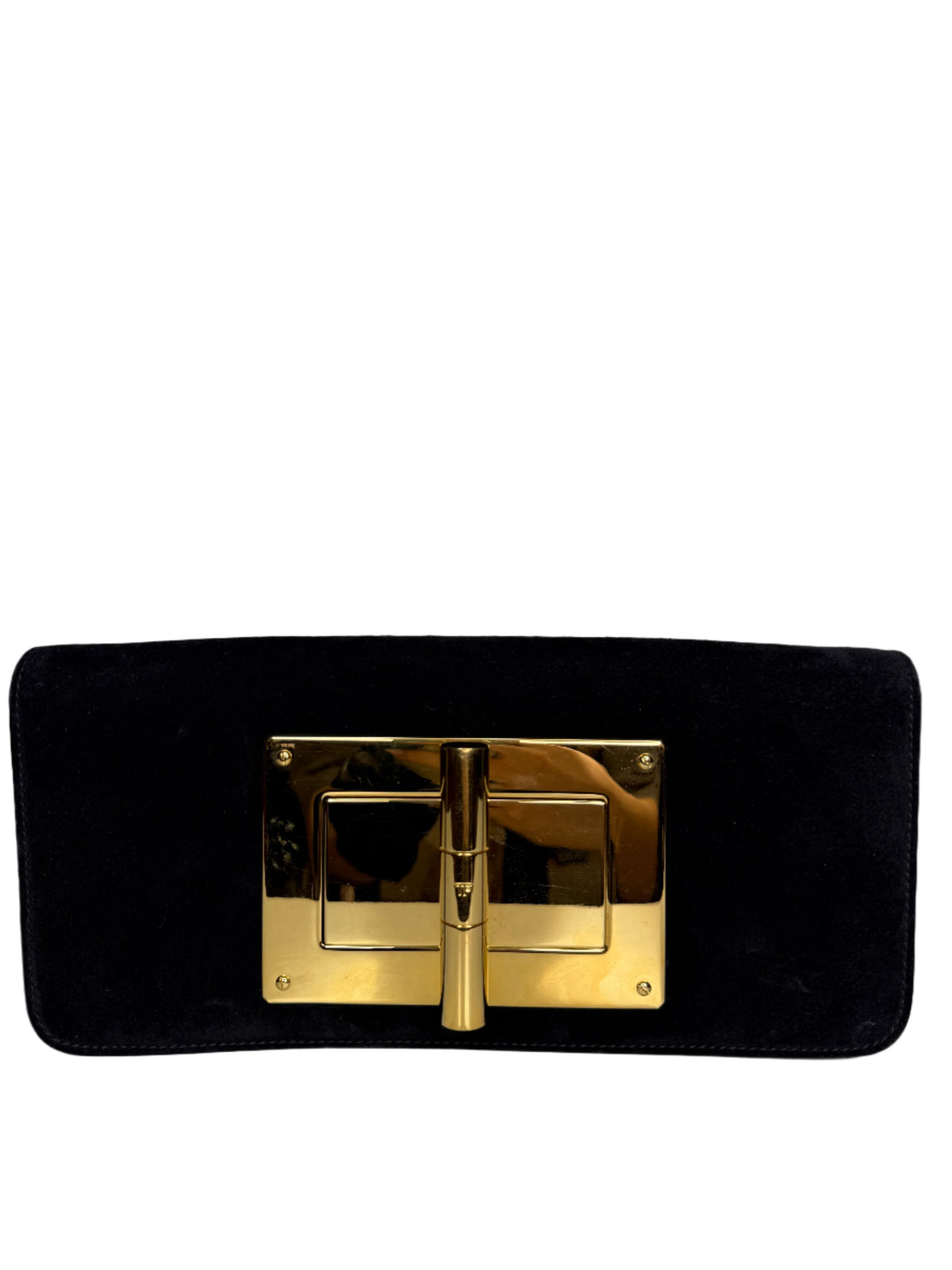 Tom Ford Black Nubuck Leather Natalia Clutch