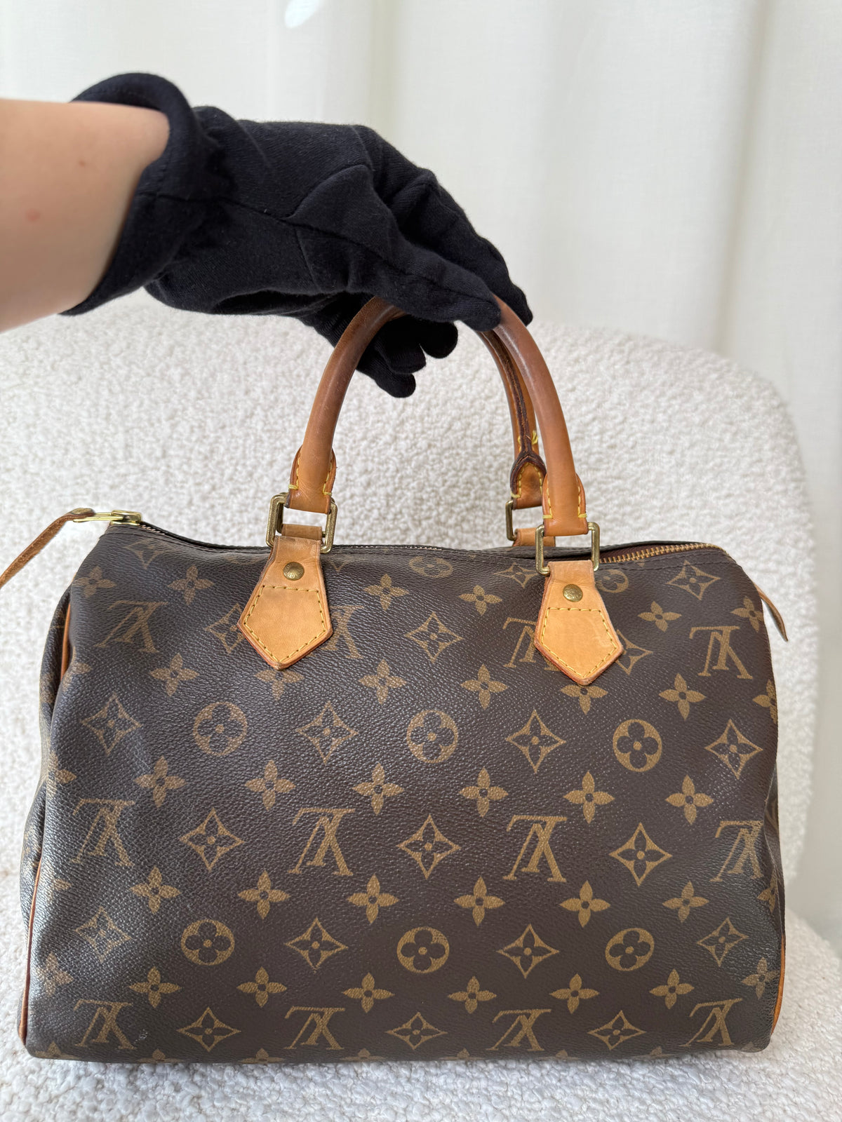 Louis Vuitton Speedy 30 Monogram Canvas with Monogram strap