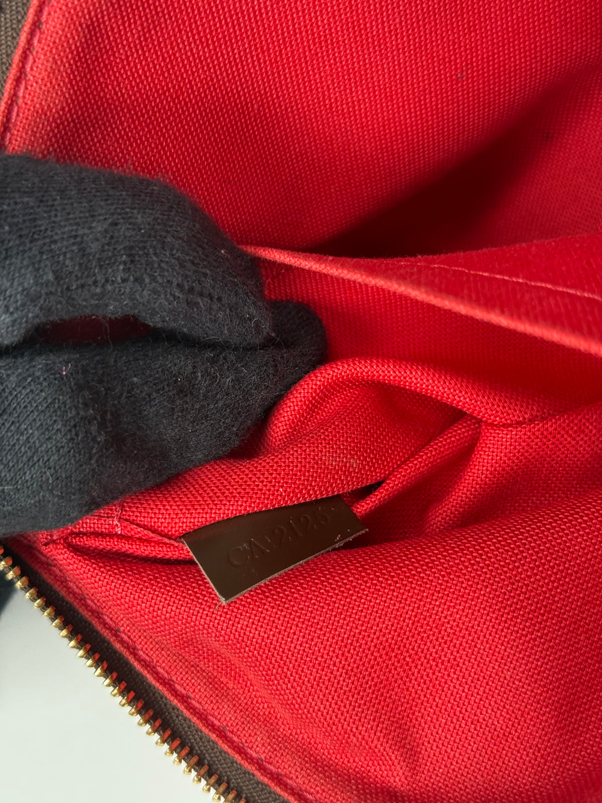 Louis Vuitton Pochette Accessoires Damier Ebene Canvas
