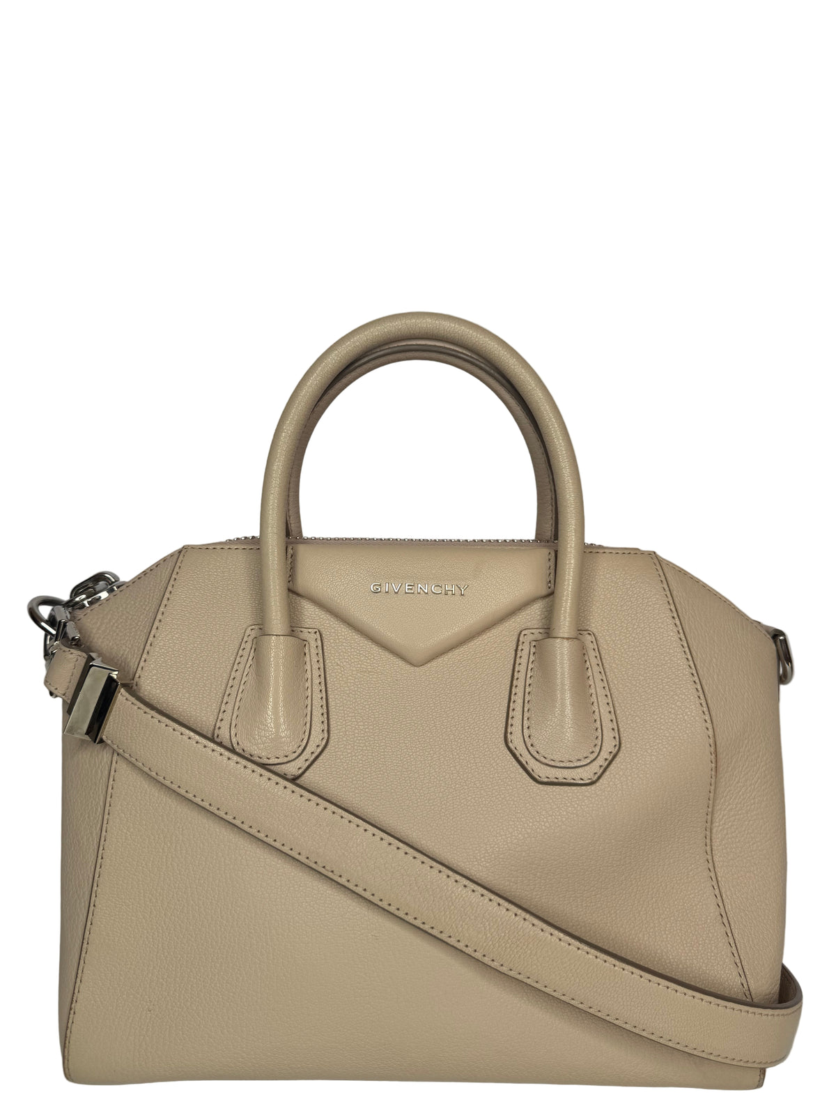 Givenchy Antigona Sugar Goatskin Small Light Beige