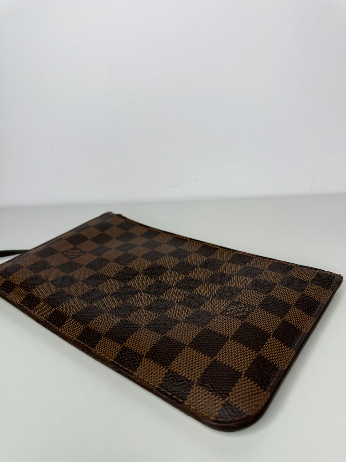 Louis Vuitton Neverfull Pochette Damier Ebene Canvas