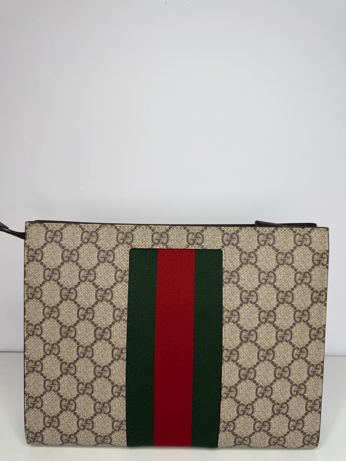 Gucci GG Supreme Canvas Ophidia Web Pouch
