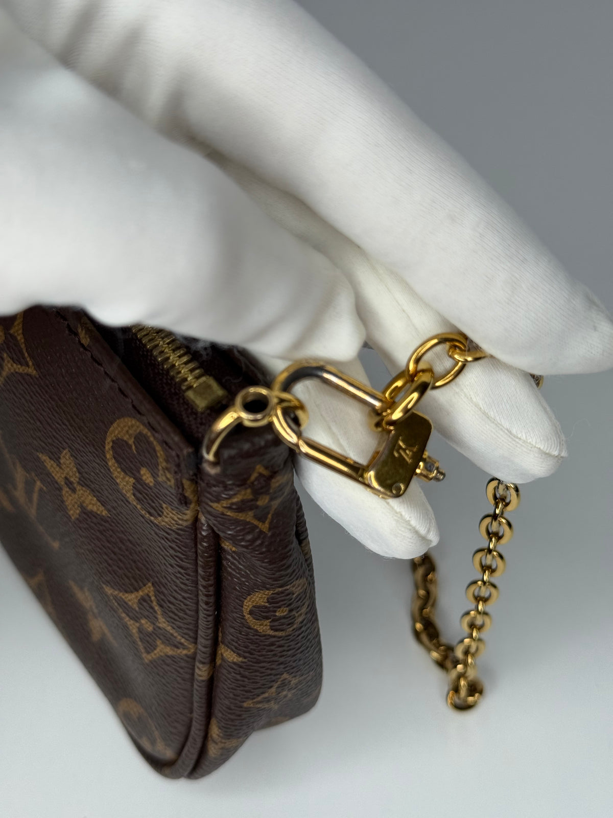 Louis Vuitton Multi Pochette Accessoires Rose Clair Strap Monogram Canvas