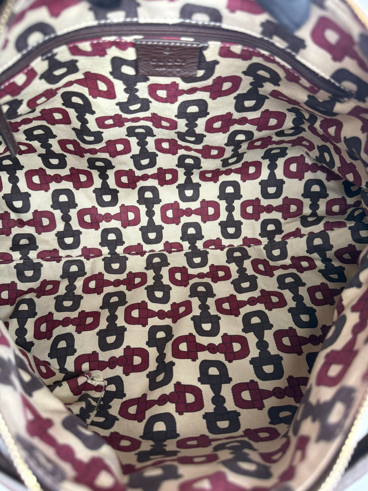 Gucci D Ring Guccissima Brown Leather Hobo Bag