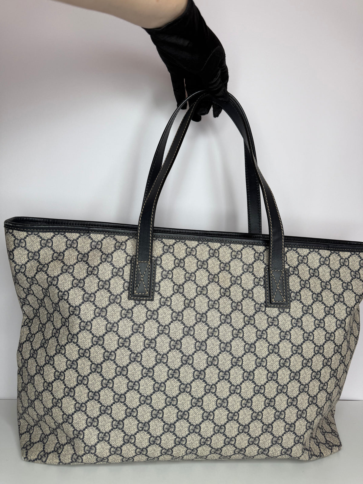 Gucci GG Supreme Coated Canvas Shopping Tote