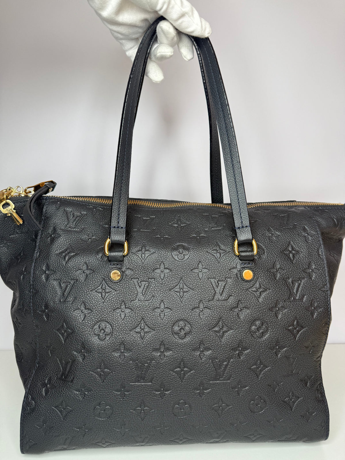 Louis Vuitton Lumineuse PM Blue infini Empreinte Tote