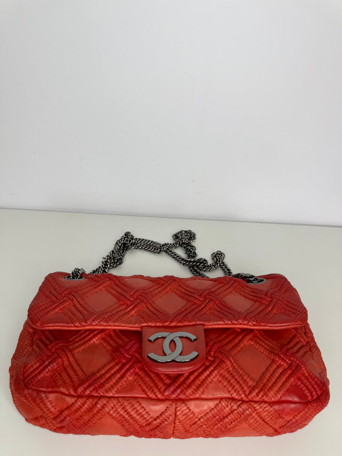 Chanel Walk Of Fame Coral Flap Bag