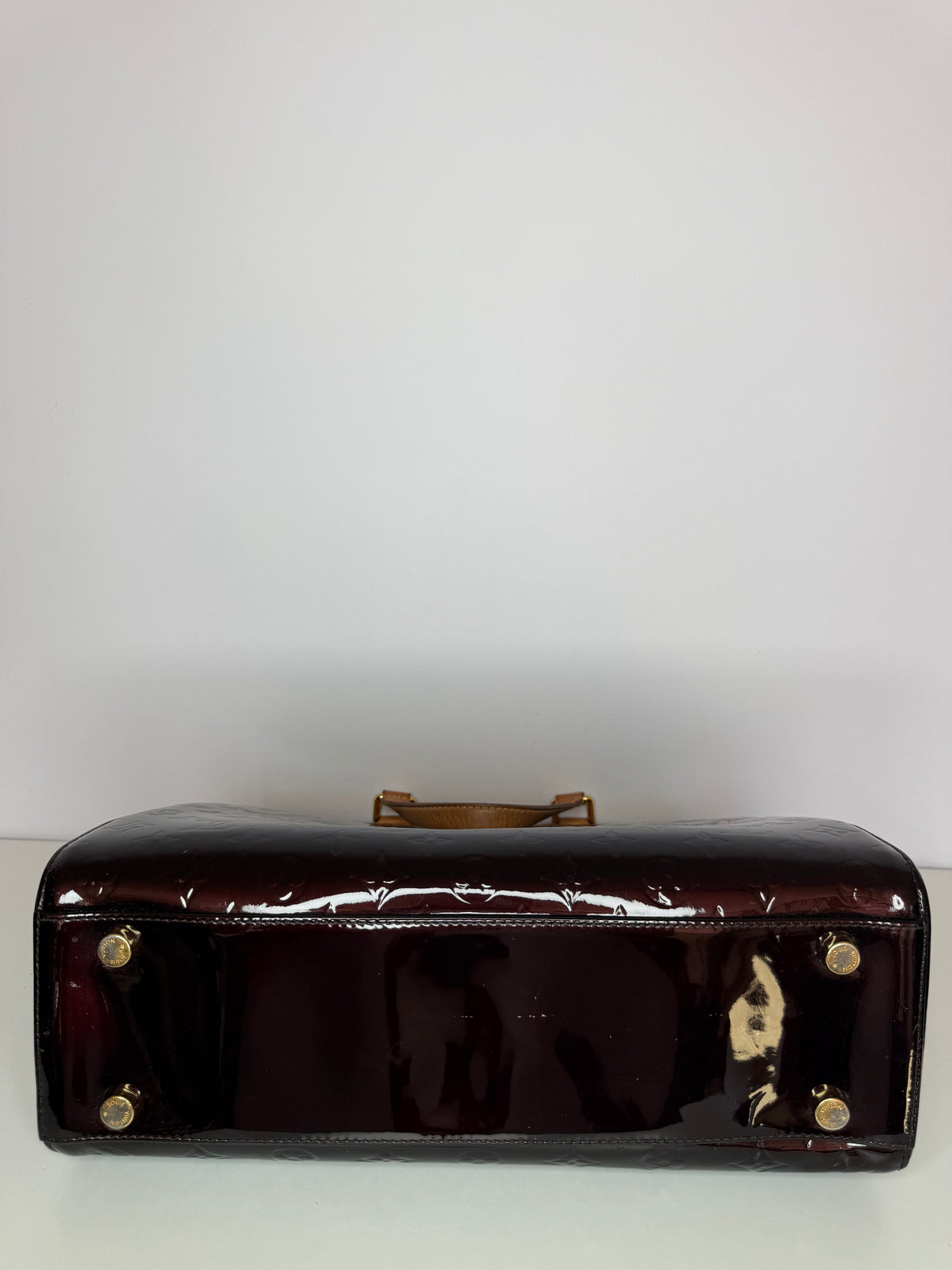 Louis Vuitton Amarante Monogram Vernis Brea GM Bag