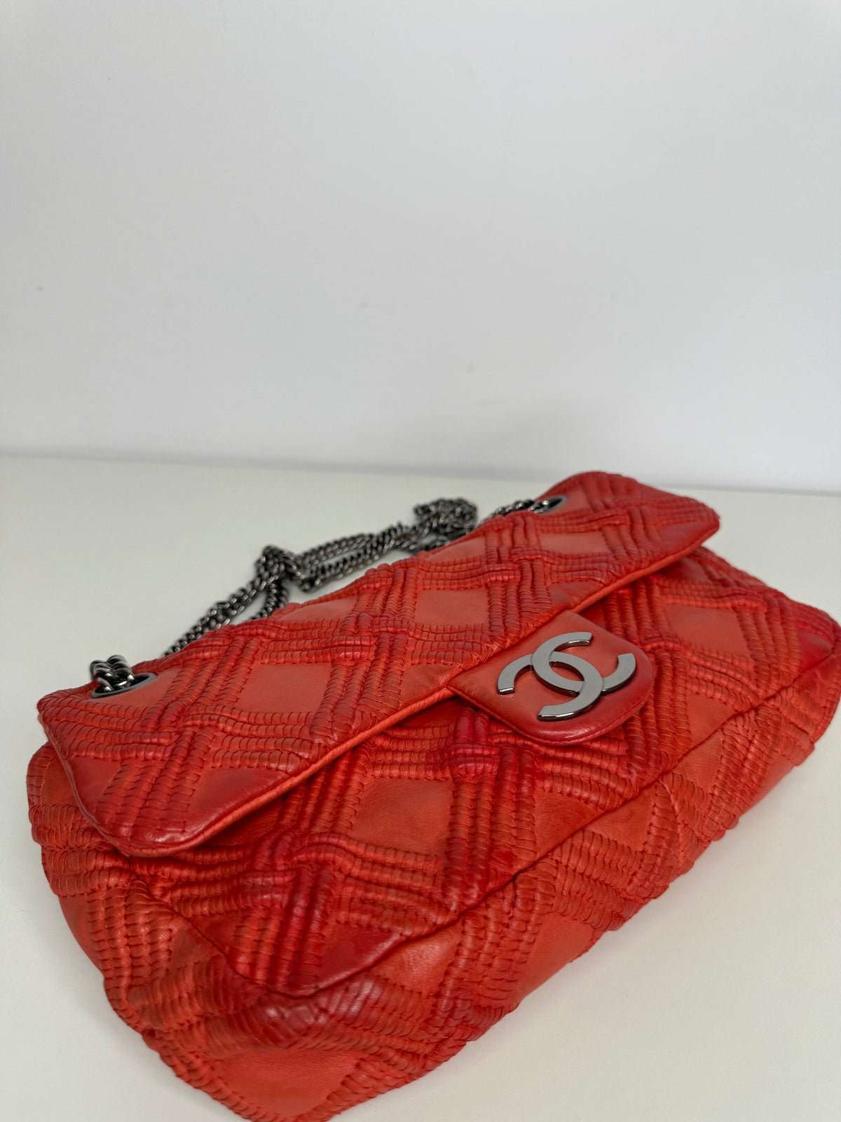Chanel Walk Of Fame Coral Flap Bag