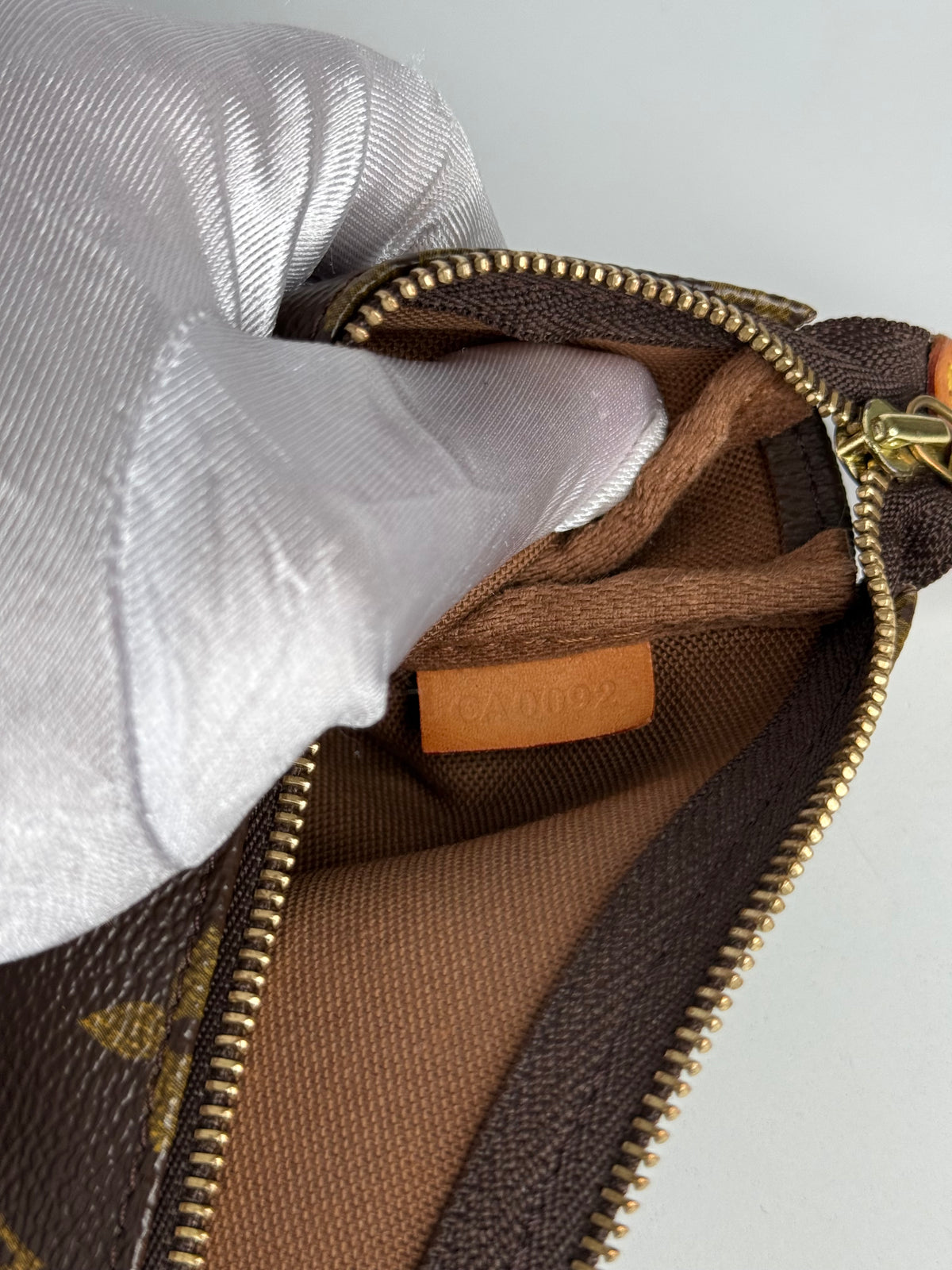 Louis Vuitton Pochette Accessories Monogram Canvas with Extender Key Ring