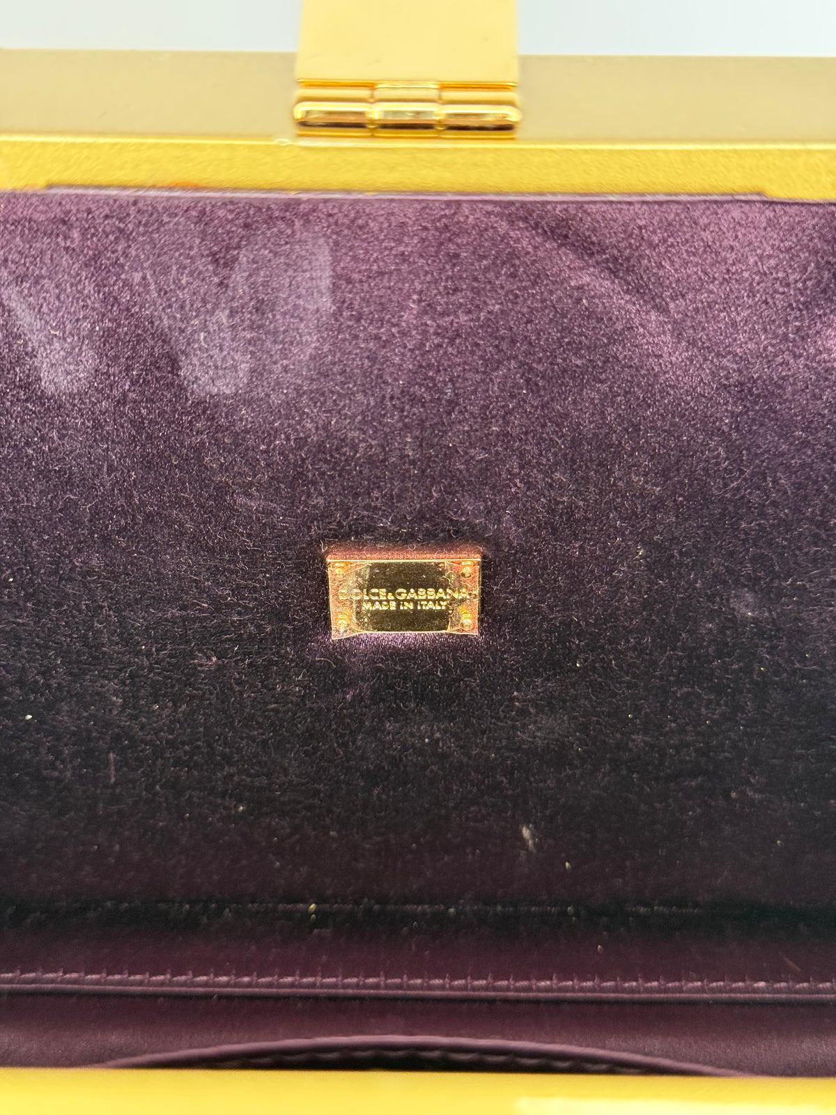 Dolce Gabbana Rare Alta Moda Purple Camera Bag