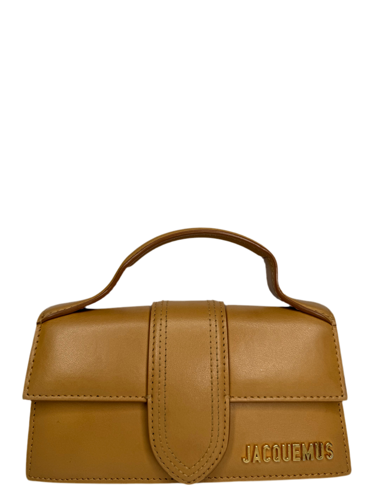 Jacquemus Le Bambino Camel Leather Crossbody Bag