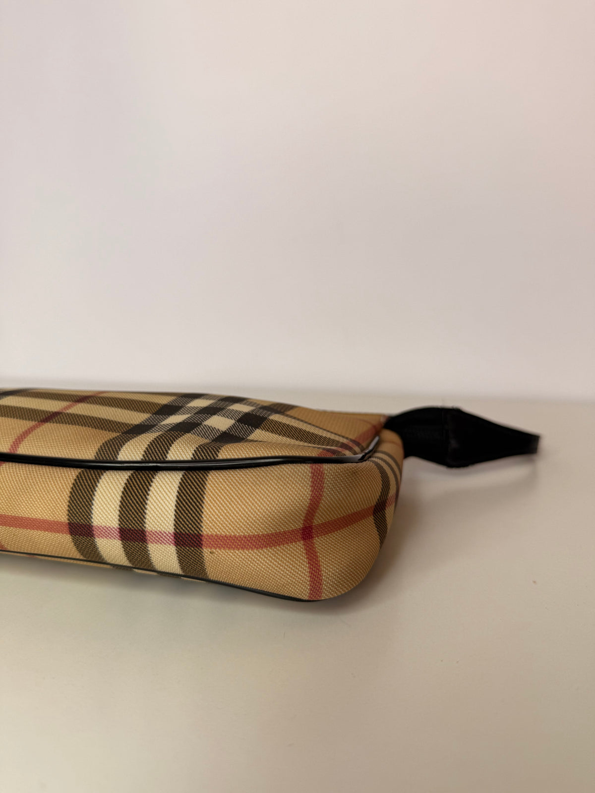 Burberry Beige House Check PVC Pochette