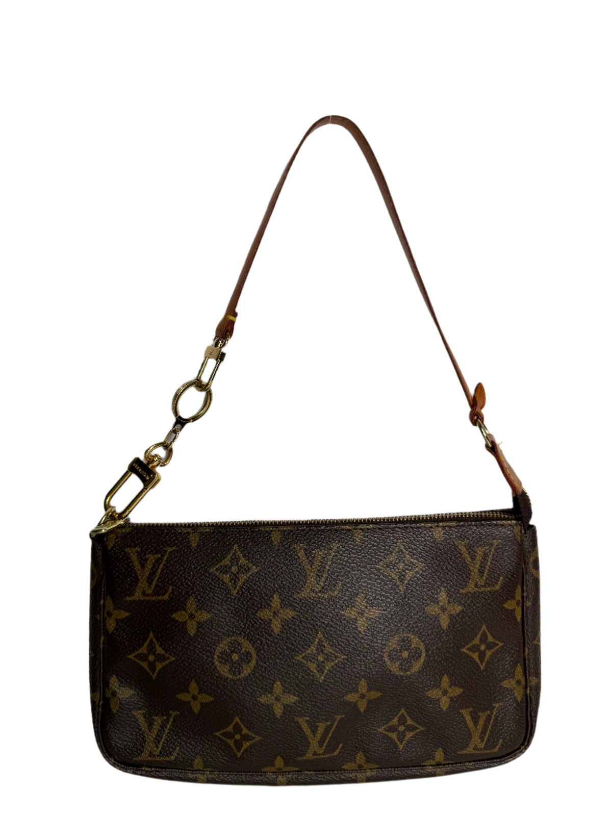 Louis Vuitton Pochette Accessories Monogram Canvas with Extender Key Ring