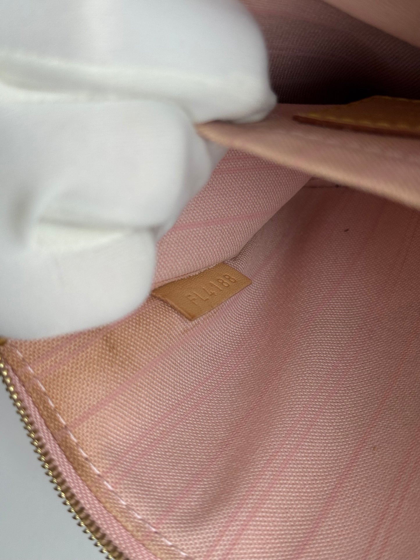 Louis Vuitton Neverfull Pochette Damier Azur Canvas