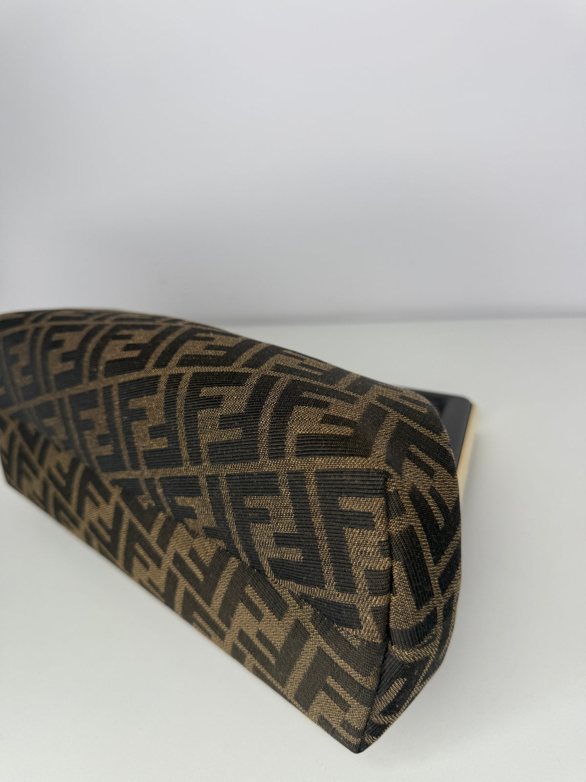 Fendi First Midi Brown FF Jacquard Bag