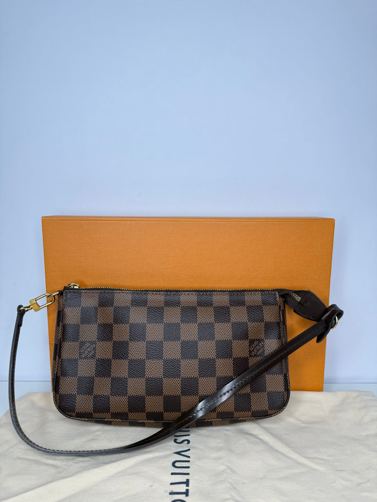 Louis Vuitton Pochette Accessoires Damier Ebene Canvas
