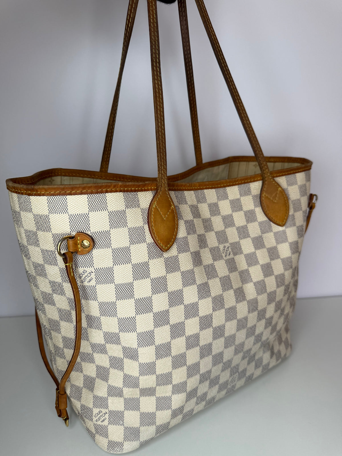 Louis Vuitton Neverfull MM Damier Azur Canvas