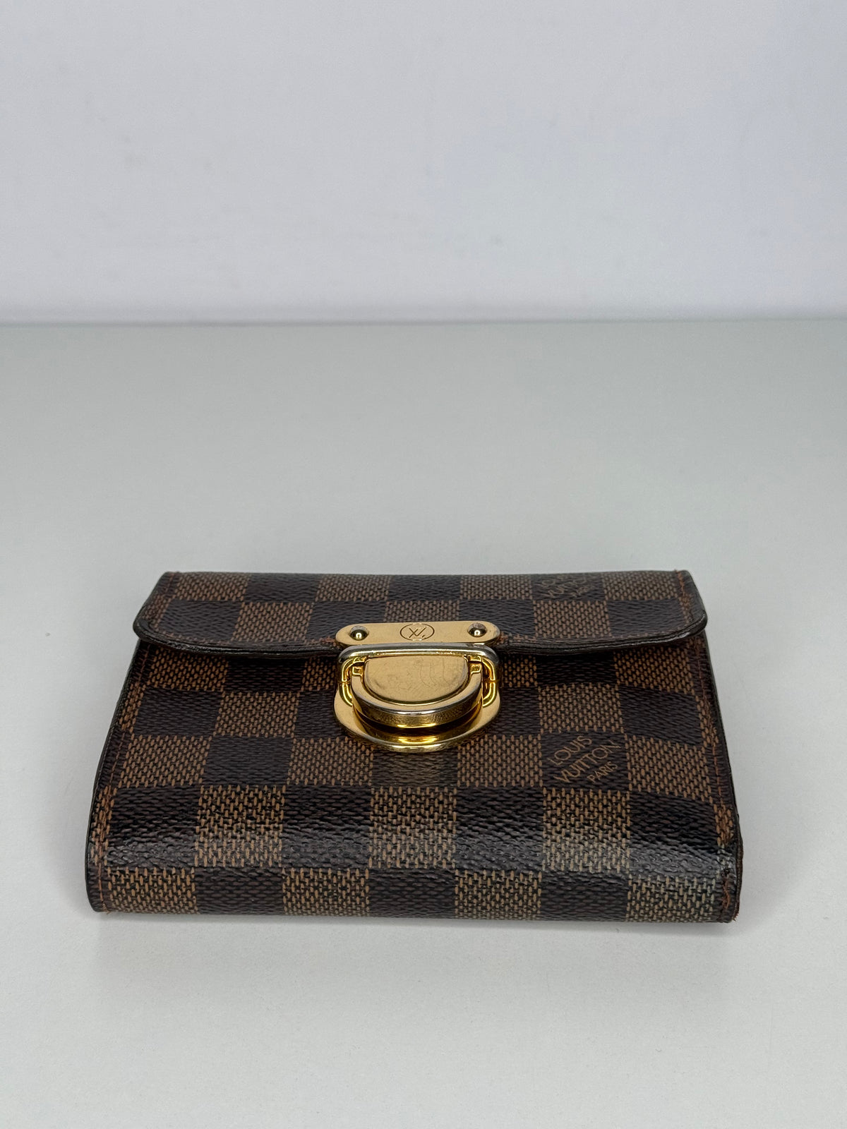 Louis Vuitton Koala Wallet Damier Ebene Canvas