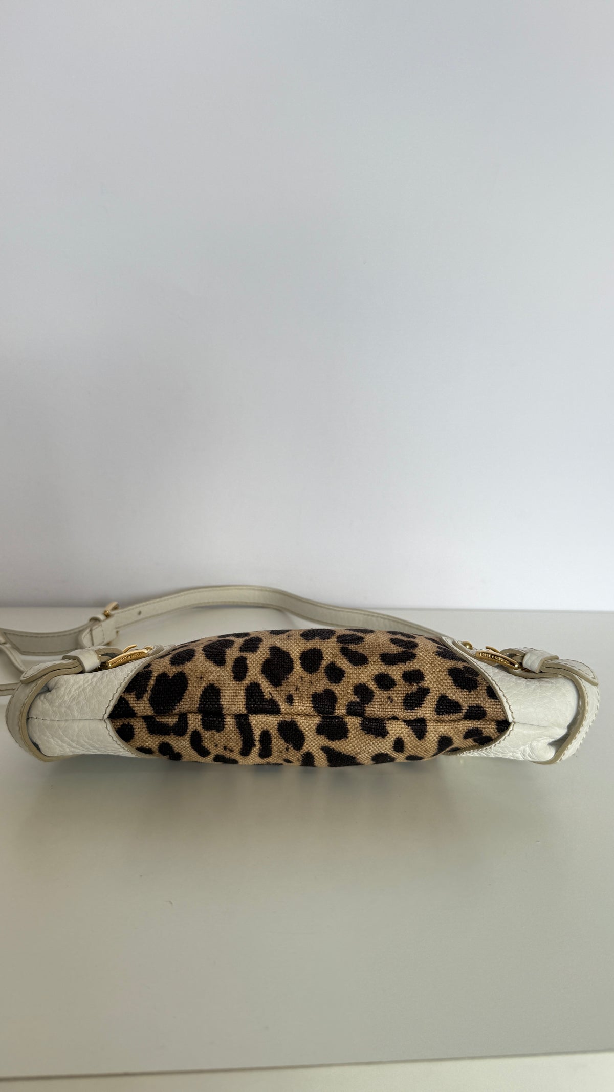 Dolce Gabbana Leopard Print Shoulder Bag