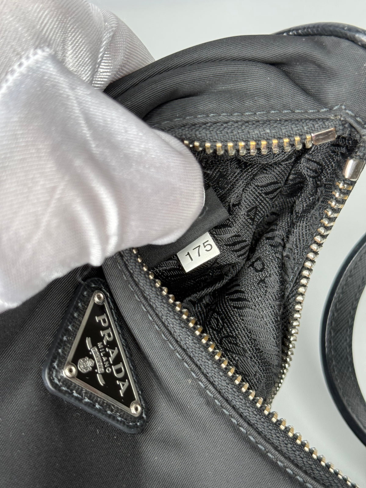 Prada Re-Edition 2005 Re-Nylon Black Pochette