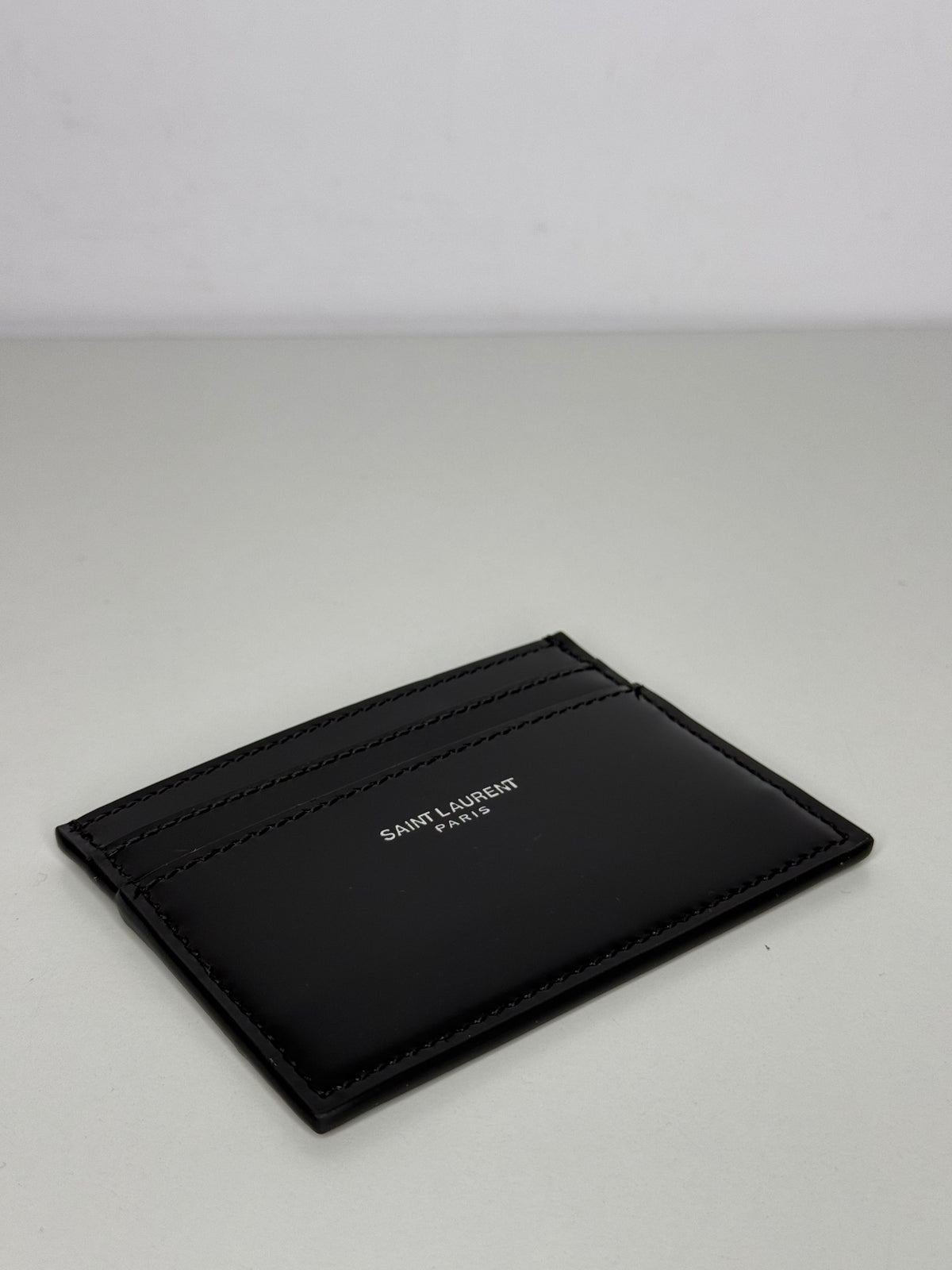 Saint Laurent Paris Leather Card Holder