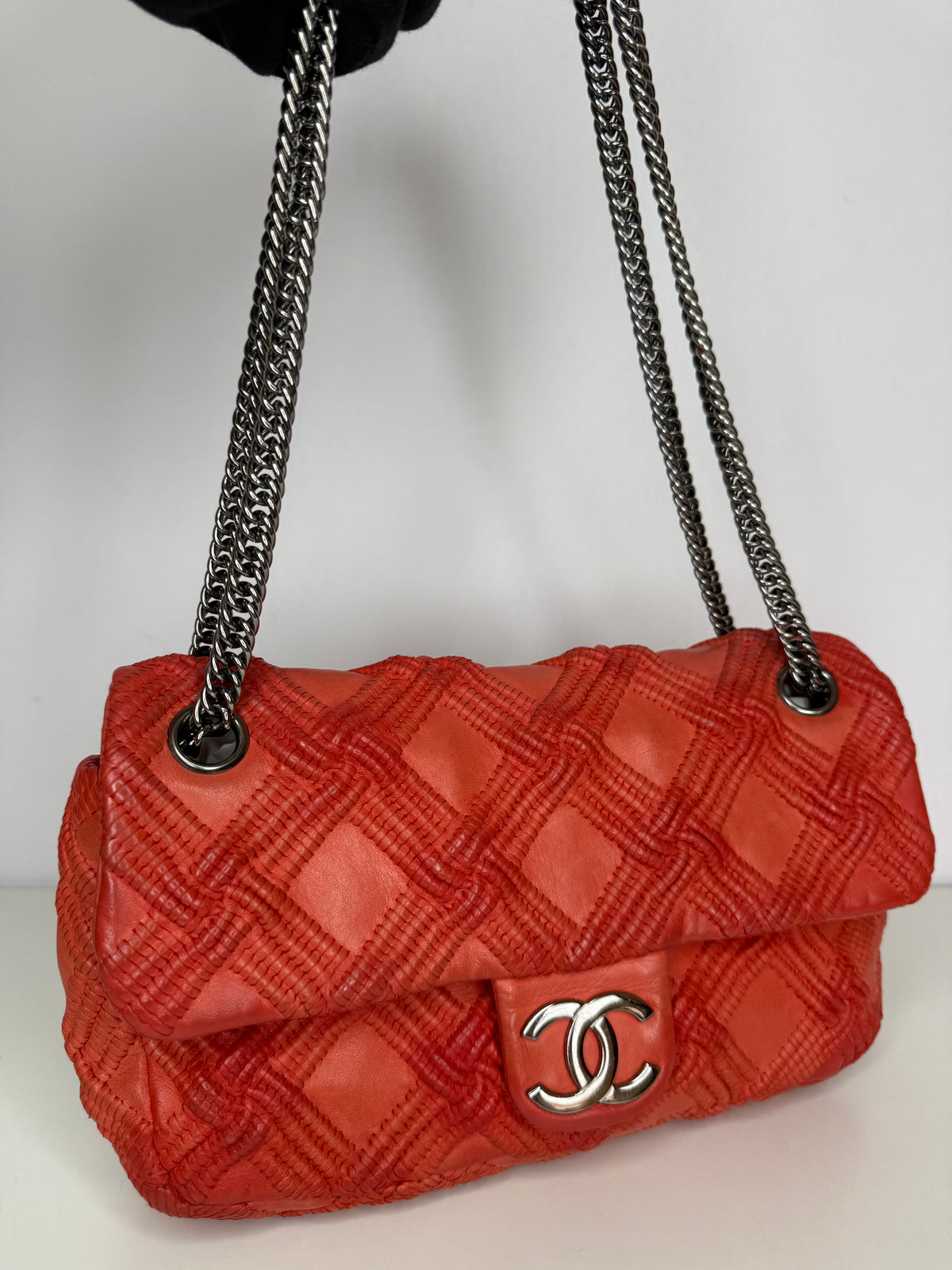 Chanel Walk Of Fame Coral Flap Bag