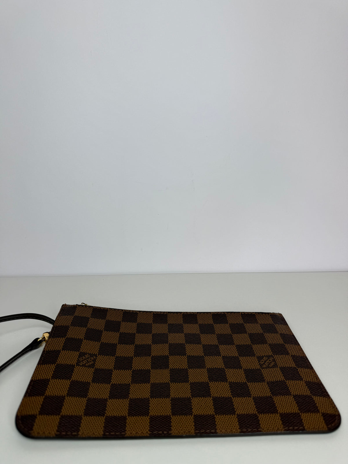 Louis Vuitton Neverfull Pochette Damier Ebene Canvas