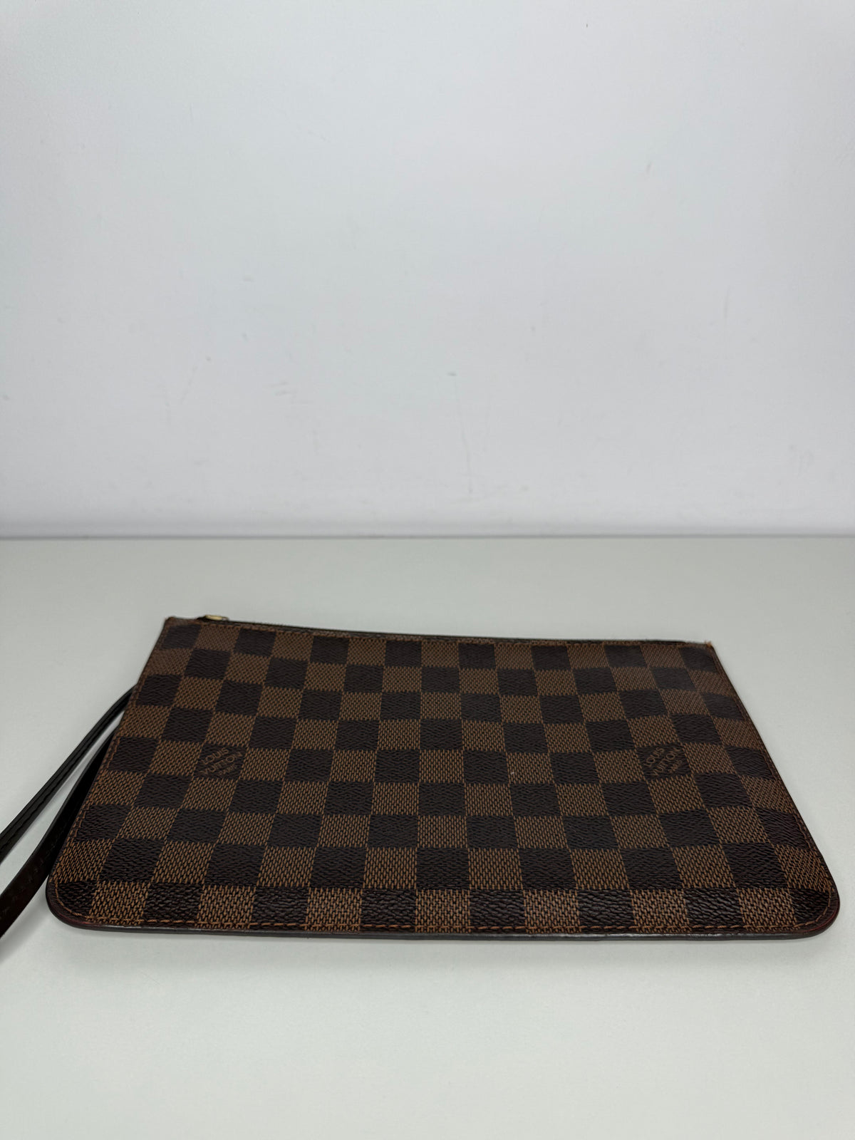 Louis Vuitton Neverfull Pochette Damier Ebene Canvas