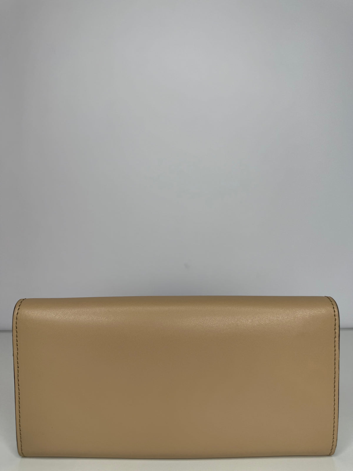 Fendi Beige Leather By The Way Flap Wallet