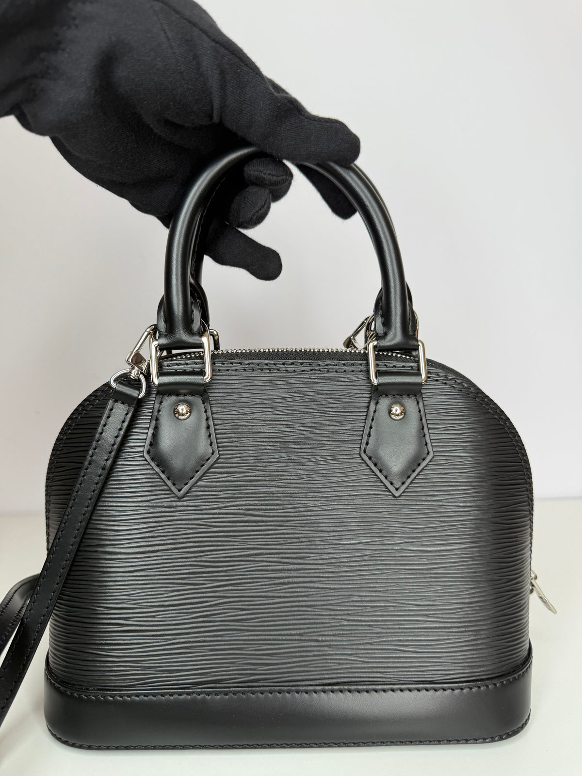 Louis Vuitton Alma BB Black Epi Leather