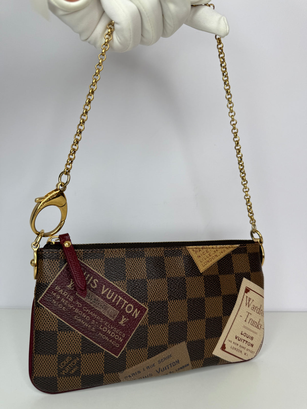 Louis Vuitton Limited Edition Complice Milla Pochettte Damier Ebene Canvas