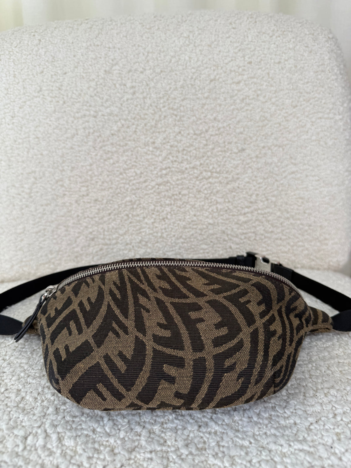 Fendi FF Vertigo Belt Bag Brown