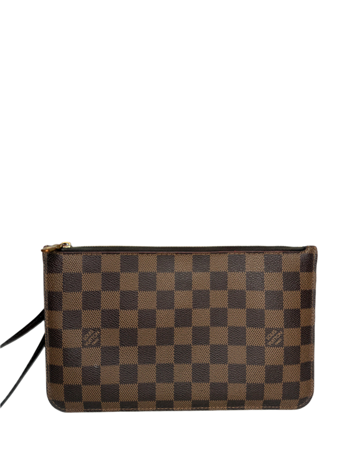 Louis Vuitton Neverfull Pochette Damier Ebene Canvas